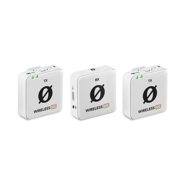 Sistema de micrófono inalámbrico RØDE Wireless ME Dual Set White