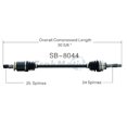 thumbnail image 1 of TrakMotive SB-8044 New Cv Axle, 1 of 1