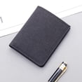 thumbnail image 4 of Men Canvas Wallet Short Money Clip Durable Clutch Credit ID Card Holder Billfold Black, 4 of 8