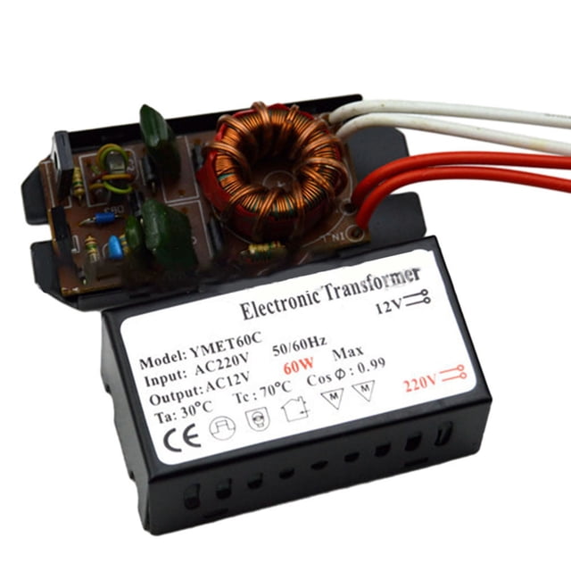 Sortie de Transformateur Électronique Halogène/xénon 220 V Entrée/sortie sous Vide 12 Transformateurs