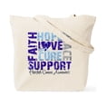 thumbnail image 2 of CafePress - Hope Prostate Cancer Tote Bag - Unisex Canvas Tote Bag, Beige, 1-Piece, 2 of 8