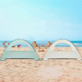 thumbnail image 3 of Beach Tent Sun Shelter with Breathable, Portable Outdoor Camping Tent Shade Canopy for Beach & Camping Green, 3 of 8