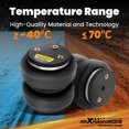 thumbnail image 5 of maXpeedingrods 5000 lbs Rear Air Suspension Bags Kit for Dodge Ram 4500 5500 2007-2025 Air Helper Spring Kit, 5 of 9