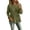 Army Green, variant on Womens Fall Tops Casual Loose Long Sleeve Ruffle Cuffs Shirts Fashion Drawstring Crew Neck Peplum Blouses
