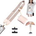 thumbnail image 1 of Correa para teléfono OUTXE Clip and Go Crossbody, color beige bohemio, 1 of 7
