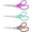Purple/Green/Gray, variant on Jonce Scissors 8 Inch 3-Pack, Ultra Sharp Stainless Steel Shears with Comfort Grip Handles for Office, Sewing, Fabric, Craft, Home, Teacher Supplies, Left/Right Handed