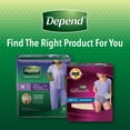 Depend Night Defense Incontinence Underwear for Women, Overnight, Medium, Light Pink, 15 Count