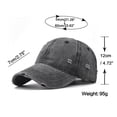 thumbnail image 4 of Iyufng Men's Baseball Cap Distressed Sun Hat, 4 of 4