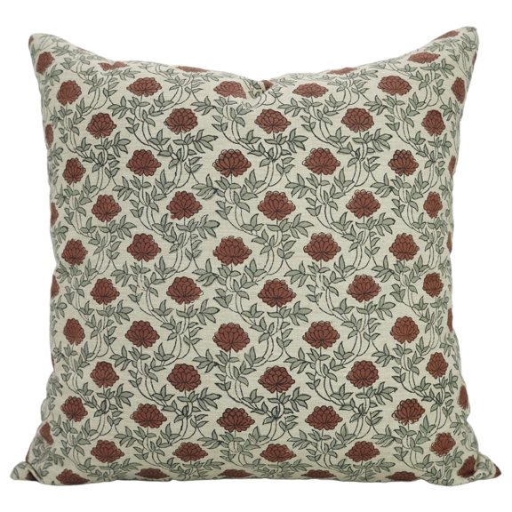 Handmade Linen Blend Pillow Covers , 12"X20", Block print designs By Fabdivine, Khoobsurat