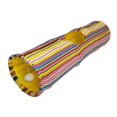 thumbnail image 4 of Almencla Cat Tunnel Foldable Hideaway Cave Rug Channel Tube for Indoor Cats Puppy Pet Yellow, 4 of 8