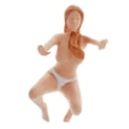 thumbnail image 3 of 2 piezas 1:64 escala Diorama figuras de niña juguetes de personajes de plástico para caja de cerillas Macarena Bikini Car Wash Figuras, 3 of 8