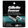 Gillette Sensor Men's Razor Blade Refills, 10 Count