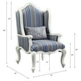 thumbnail image 6 of ACME Ciddrenar Recessed Arm Accent Chair in Multicolor, 6 of 7