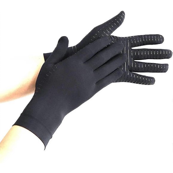 Gaming Gloves Silicone Grip Anti-slip Anti-sweat Stoma Breathable Design Full Finger Gloves Perfect Comfortable Fi. Rheumatoid