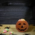 thumbnail image 4 of Halloween Pumpkin Candy Bucket - Reusable Trick or Treat Pail (BPA-Free PVC with Handle for Kids & Adults), 4 of 5