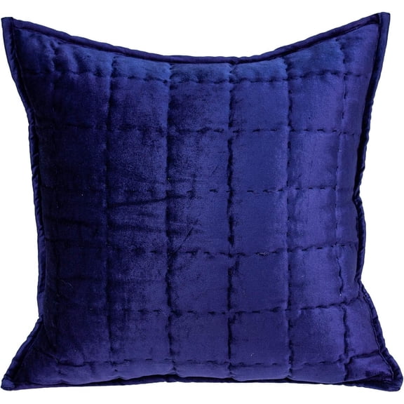 Artisanal Abode Solid Quilted Throw Pillow for All Living Spaces, Modern Living Room Sofa and Couch Throw Pillow, Decorative Pillow