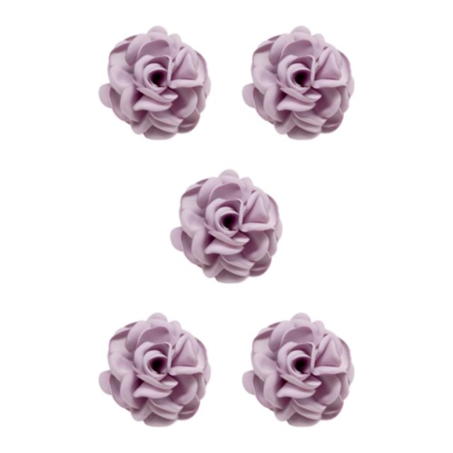 Guardoinrt Sophisticated Refined Flower Brooches Pins For Delicate And Intricate Style purple 5Set