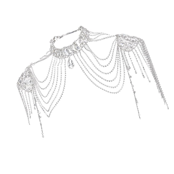 Crystal Tassels Arm Chain Women Body Jewelry Multilayer Shoulder Body Jewelry Shoulder Chain Necklace for Any Occasion