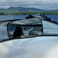 thumbnail image 4 of 2X Universal Marine Rear View Mirror, for Ski Boats Pontoon Boat Watersport Watercraft Surfing Mirror Panoramic Mirror, 4 of 7