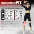 thumbnail image 6 of Nordic Lifting Knee Brace Sleeve Support for Men and Women, Knee Compression - Grey, M, 6 of 7
