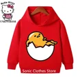 thumbnail image 3 of 2024 CALIENTE 2023 Nueva Linda Sudadera con capucha Gudetama Ropa para niños Niñas Sudadera con capucha de dibujos animados Kawaii Niñas Otoño Invierno Abrigo cálido, 3 of 4