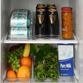 thumbnail image 3 of Yuarrent Caja de almacenamiento Organizador de baño transparente Organizadores de artículos diversos multifunción Refrigerador de alimentos Contenedor Organizadores de utensilios de cocina Yuarrent HA072632-00, 3 of 6