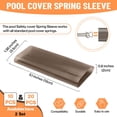thumbnail image 2 of HAHADAXA 20 Pack Pool Spring Covers, Thick Pool Cover Spring Sleeve Set, Protective Safety Pool Cover Sleeves for Inground Swimming Pool, Pool Safety Cover Springs Sleeves, Safety Pool Cover, 2 of 6