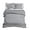 Duvet Set-k Gray Melange, variant on REDEARTH · Jersey Knit Cotton Duvet Cover Set -with 2 Pillow Shams in Super Soft Easy Care Heather Fabric, Zipper Closure, Pure Cotton (Duvet Cover Set King, Gray Melange) Set of 3