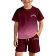 thumbnail image 4 of Tiijoy Little Girls Outfits Casual Short Sleeve T Shirt Shorts Sets for Kids, Sizes 5-6, 4 of 5