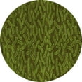 thumbnail image 1 of Ahgly Company Indoor Round Abstract Green Modern Area Rugs, 8' Round, 1 of 4