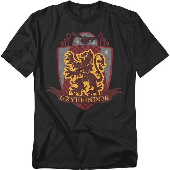 Harry Potter T-Shirt Gryffindor Quidditch Shield Logo Unisex Graphic Tee for Men & Women
