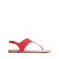 thumbnail image 2 of Sandalia DREAM PAIRS Roja con Tira en T y Pedrería Talla 10, 2 of 7