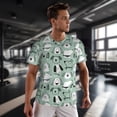 thumbnail image 3 of Wukai Puppy Print Men's Short-Sleeved Mesh T-Shirt,Quick-Dry Short Sleeve Workout T-Shirt-Medium, 3 of 8