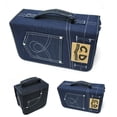 thumbnail image 2 of CD Carrying Case 60/128 Capacity Denim Discs Storage Case CD Organizer, 2 of 8