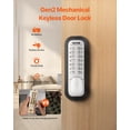 thumbnail image 2 of VEVOR Mechanical Keyless Entry Door Lock 14 Key Mechanical Door Locks Single-Side, 2 of 9