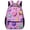 Color-3, variant on Cute Bunnies Blue Sky Oxford Cloth Backpack Double Zipper Hidden Pocket