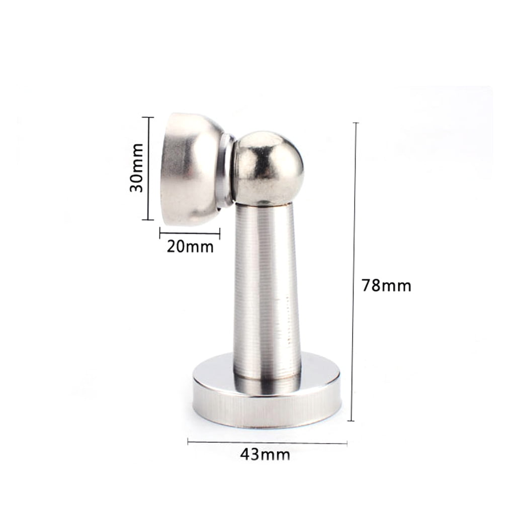 Stainless Steel Strong Magnetic Door Stop Stopper Holder Catch Door Suction Home