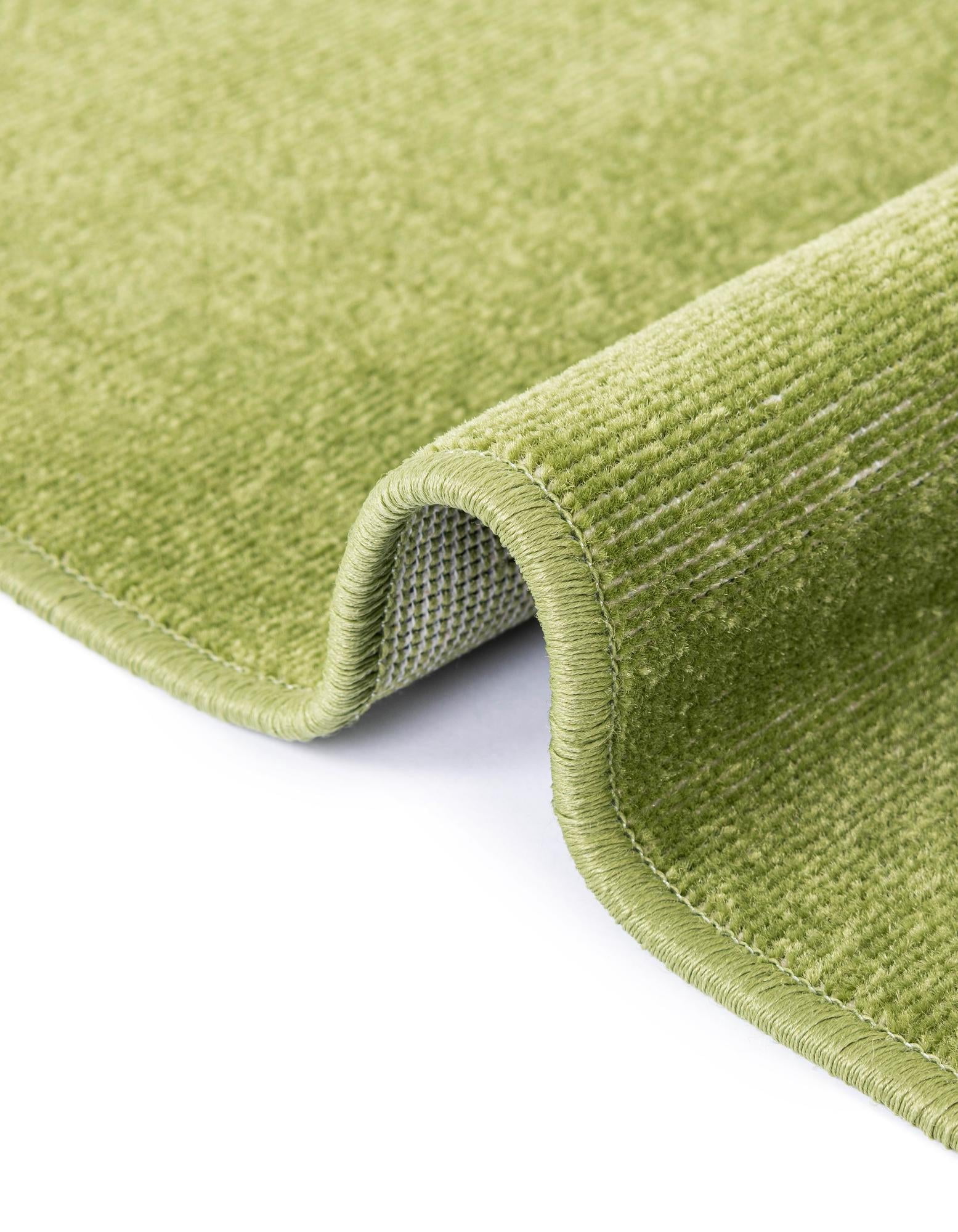 Unique Loom Williamsburg Collection Area Rug - Solid (2' 9" x 9' 10" Runner Green)