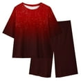 thumbnail image 2 of yillto Toddler Summer Outfits for Girls Crewneck Top Tshirt Biker Shorts Set 2 Piece Tracksuit 5-15 Years, 2 of 6