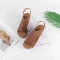 thumbnail image 1 of Zapatos de vestir casuales de estilo romano Sandalias de vestir con punta abierta Sandalias de plataforma para mujer, 1 of 9