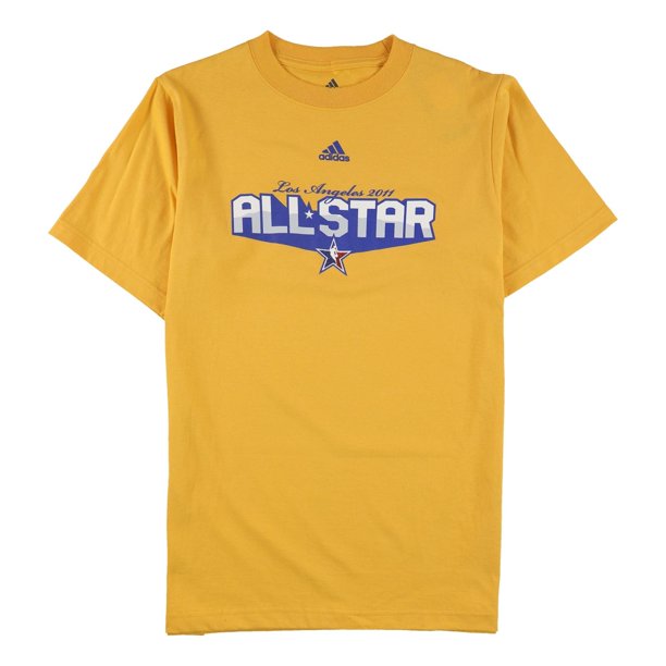 Camiseta Gráfica Adidas Los Angeles All Star 2011 Amarillo Grande