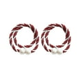 thumbnail image 1 of Strong Modern Curtain Tiebacks Decorative Weave Rope Drape Holdbacks For Home and Window Draperies Convenient Design, 1 of 6