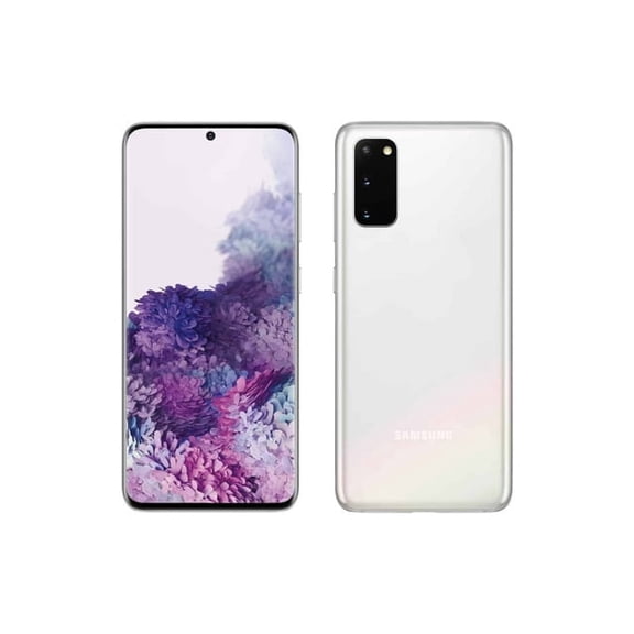Restored Samsung Galaxy S20 5G G981U (Fully Unlocked) 128GB Cloud White (Refurbished)