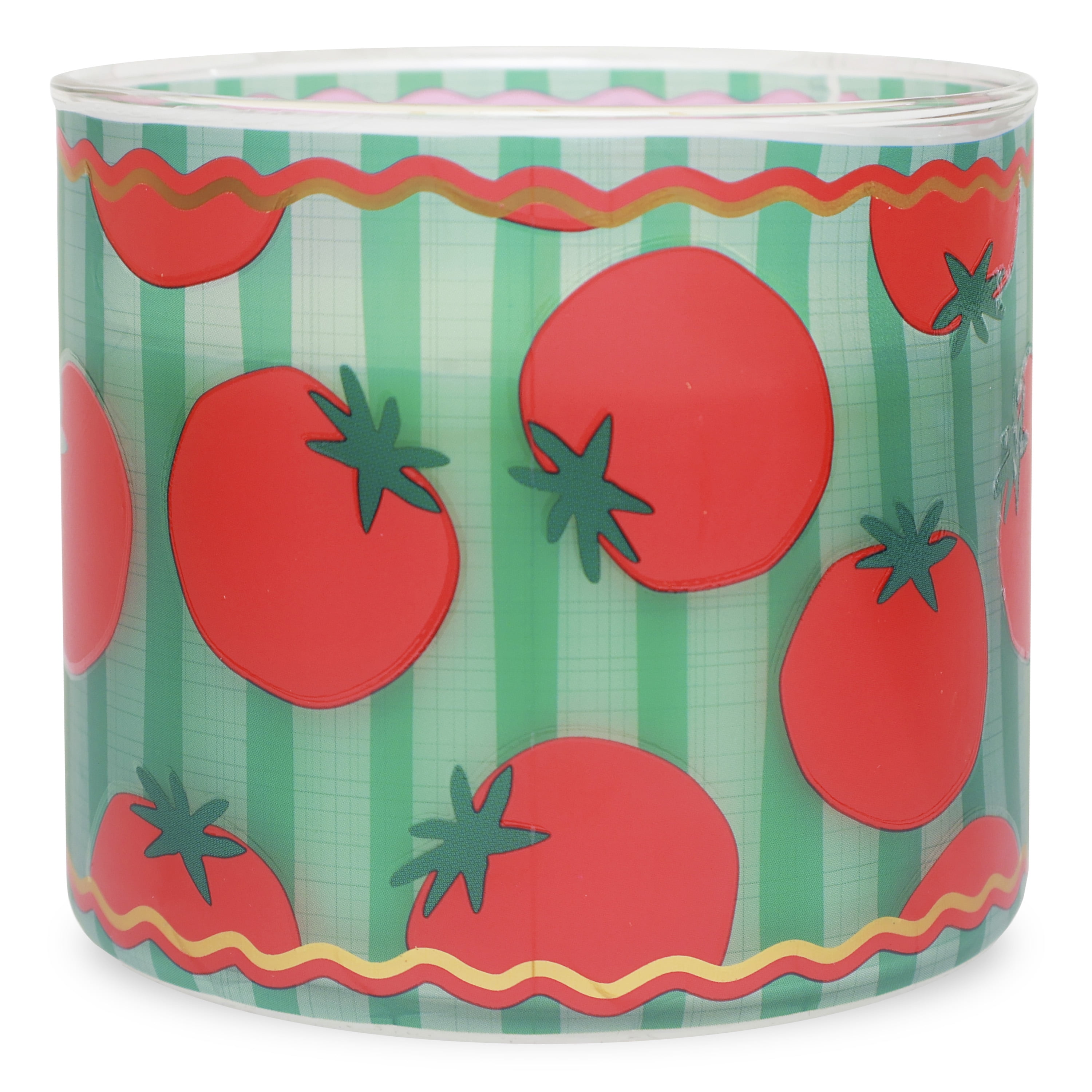 Mainstays 3-Wick Farmstand Tomato Fragrance Candle with a Decorative wrap, 13-Ounce