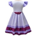 thumbnail image 3 of Girls ASHA Princess Dress Halloween Party Outfit 2-8Y, 3 of 6