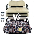 thumbnail image 4 of Uorisanigo Golf Cart Seat Cover for EZGO, Yamaha, Club Car and Other 2-Seat Golf Carts, American Flag Golf Ball Print, Non-Slip Golf Cart Seat Towel Blanket All-Season Weather Resistant, 4 of 6
