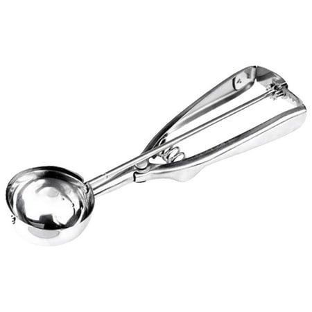 

Hgallory Summer Supplies Ice Cream Scoop for Home Kitchen Handcrafted Easy Release Food Grade Stainless Steel Ice Cream Scooper Dishwasher Safe Comfortable Handle 2 x8.6 1PC Silver