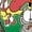 HEATHER MILITARY GREEN, variant on Garfield - Christmas Group - Men's Short Sleeve Graphic T-Shirt