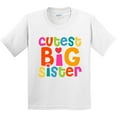 thumbnail image 3 of Inktastic Cutest Big Sister Youth T-Shirt, 3 of 5