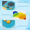 thumbnail image 3 of 42Pcs Play Kitchen Accessories Set, Pretend Food Cooking Play Toys with Induction Cooktop, Cooking Utensils, Cookware Pots and Pans, Kitchen Playset for Kids, 3 of 6